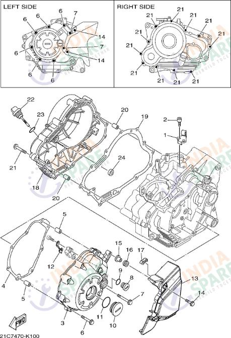 CRANKCASE COVER 1